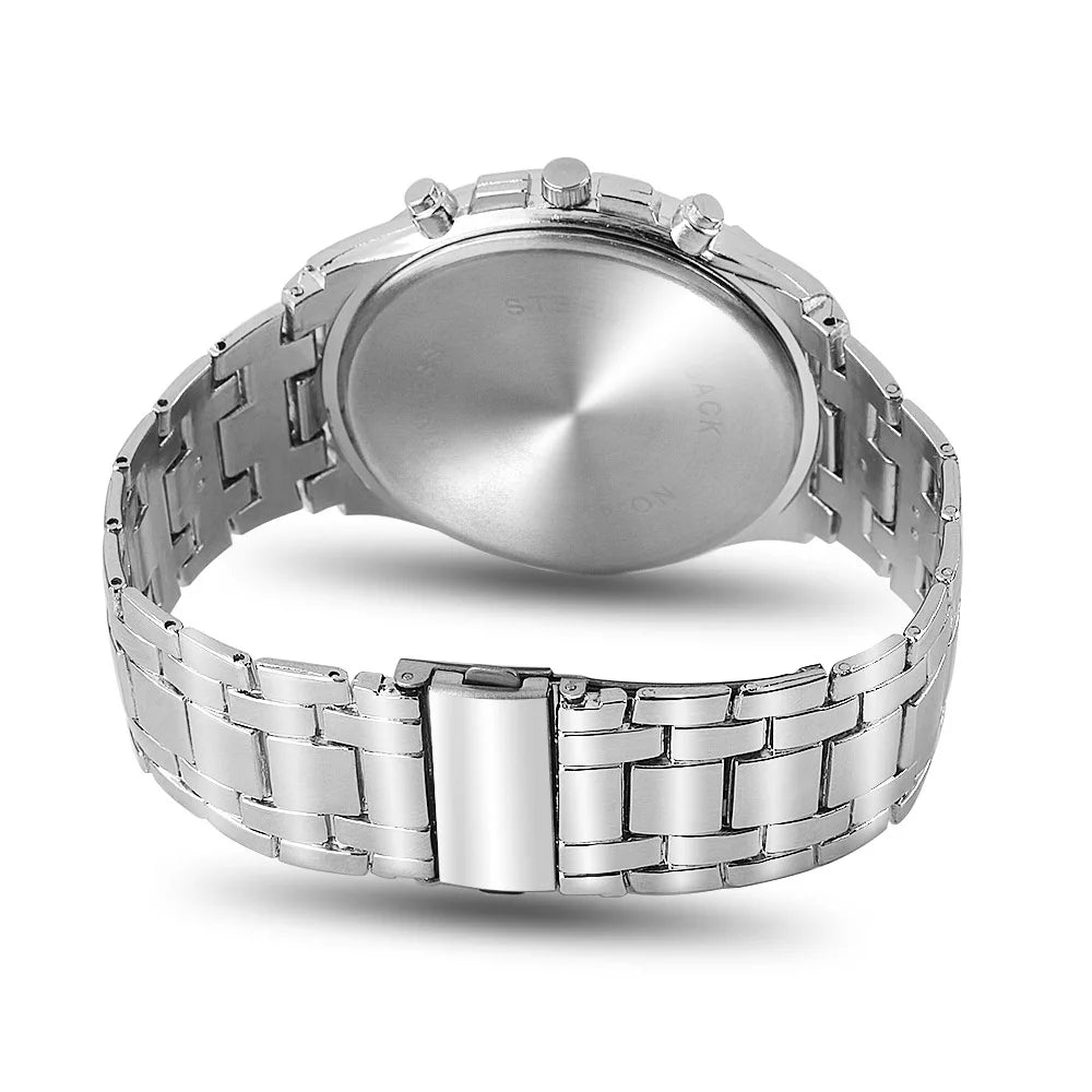 Relogio Masculino Rosra Watches Men'S Business Steel Watches Decorative Dial Sports Quartz Watches Cheap Things