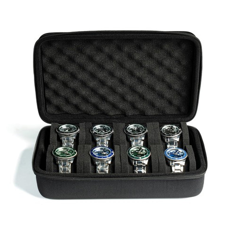 8 Slots Watch Case Hard Watch Travel Case Hard Watch Travel Box Padded Case F